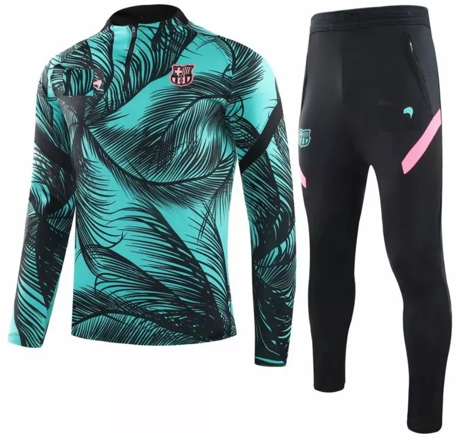 Kit treinamento Barcelona 2020 2021 Verde e preto